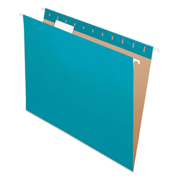 Pendaflex® Colored Hanging Folders, Letter Size, 1-5-cut Tab, Teal, 25-box freeshipping - TVN Wholesale